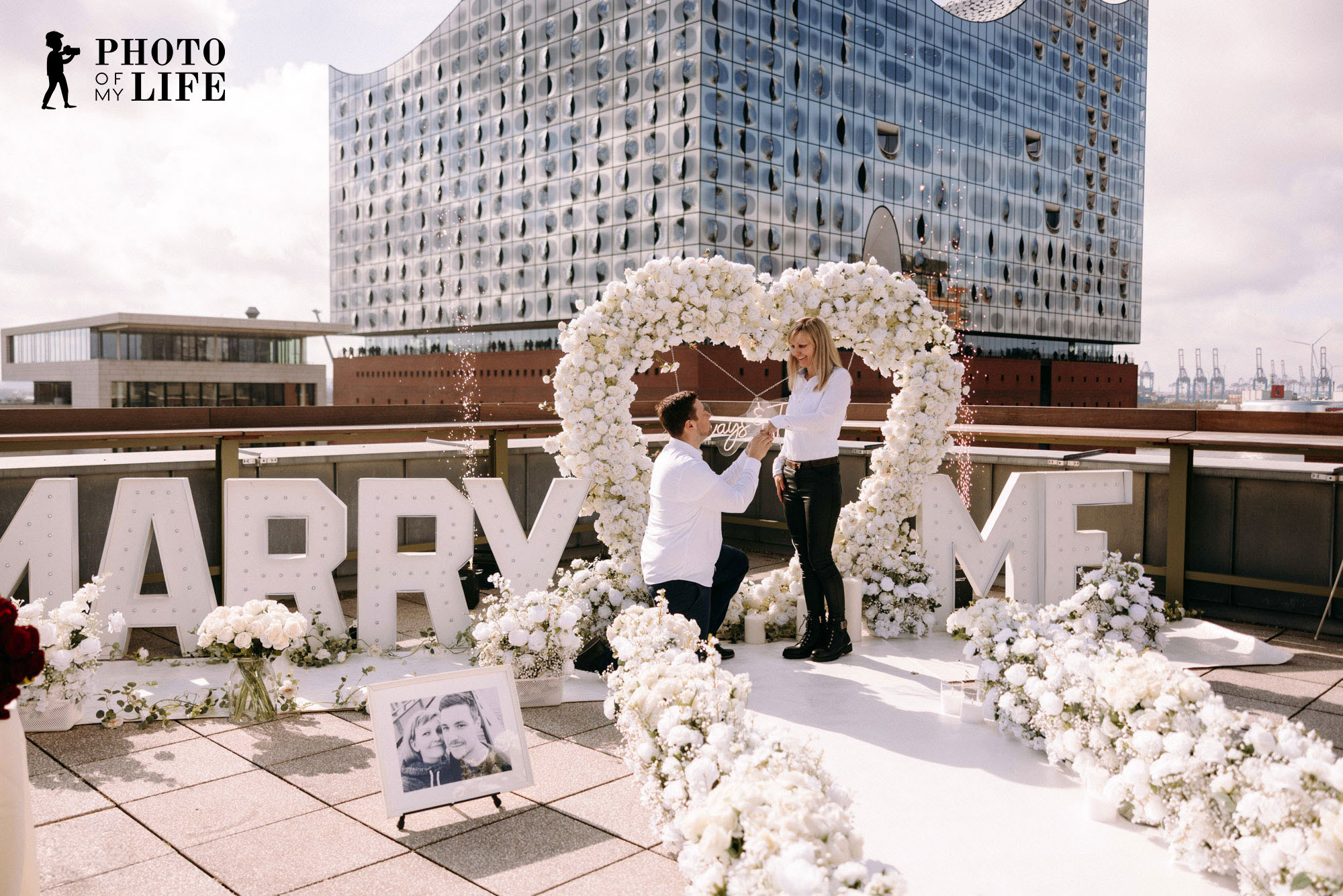 Entdecke die besten Orte für einen Heiratsantrag in Hamburg. Von Elbstrand bis Alster und Dachterrassen. Finde die perfekte Location.